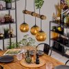 Ripoll Lampadario a sospensione, Lampada a sfera, Lampada a sospensione Écru, Nero, 3-Luci