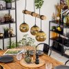Ripoll Lampadario a sospensione, Lampada a sfera, Lampada a sospensione Écru, Nero, 3-Luci