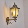 Hongkong Lampada da parete per esterno, Applique Oro, Nero, 1-Luce