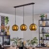 Koyoto Lampadario a sospensione, Lampada a sfera, Lampada a sospensione Nero, 3-Luci
