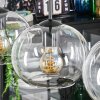 Apedo Lampadario a sospensione, Lampada a sfera, Lampada a sospensione Chiaro, 3-Luci