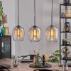 Apedo Lampadario a sospensione, Lampada a sospensione Ambrato, Chiaro, 3-Luci