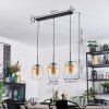 Apedo Lampadario a sospensione, Lampada a sospensione Ambrato, Chiaro, 3-Luci