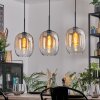 Apedo Lampadario a sospensione, Lampada a sospensione Ambrato, Chiaro, 3-Luci