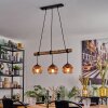 Ripoll Lampadario a sospensione, Lampada a sfera, Lampada a sospensione Écru, Nero, 3-Luci