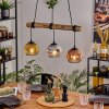 Ripoll Lampadario a sospensione, Lampada a sfera, Lampada a sospensione Écru, Nero, 3-Luci