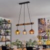 Ripoll Lampadario a sospensione, Lampada a sfera, Lampada a sospensione Écru, Nero, 3-Luci