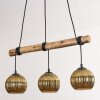 Koyoto Lampadario a sospensione, Lampada a sfera, Lampada a sospensione Écru, Nero, 3-Luci