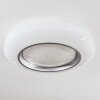 Dayen Plafoniera LED Argento, Bianco, 1-Luce, Telecomando