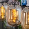 Apedo Lampadario a sospensione, Lampada a sospensione Ambrato, 3-Luci