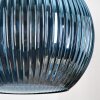 Koyoto Lampadario a sospensione, Lampada a sfera, Lampada a sospensione Nero, 3-Luci