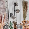 Chehalis Lampada a sfera, Applique Grigio fumo, 3-Luci