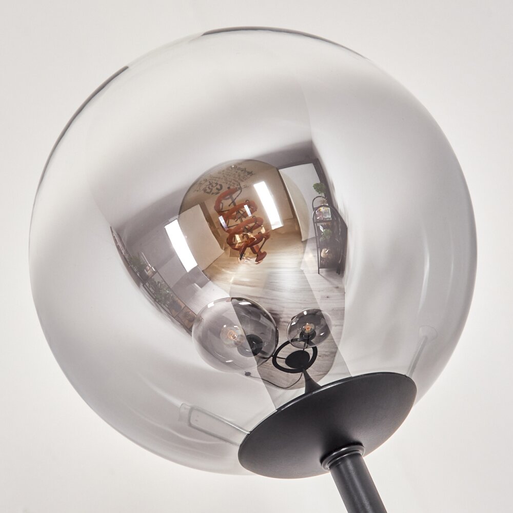 Gastor Lampada da terra 30 cm Nero, 3-Luci