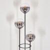 Gastor Lampada da terra 30 cm Nero, 3-Luci