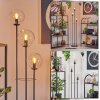 Gastor Lampada da terra 30 cm Nero, 3-Luci