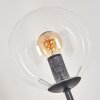 Gastor Lampada da terra 30 cm Nero, 3-Luci