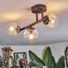 Chehalis Plafoniera, Lampada a sfera Chiaro, 3-Luci