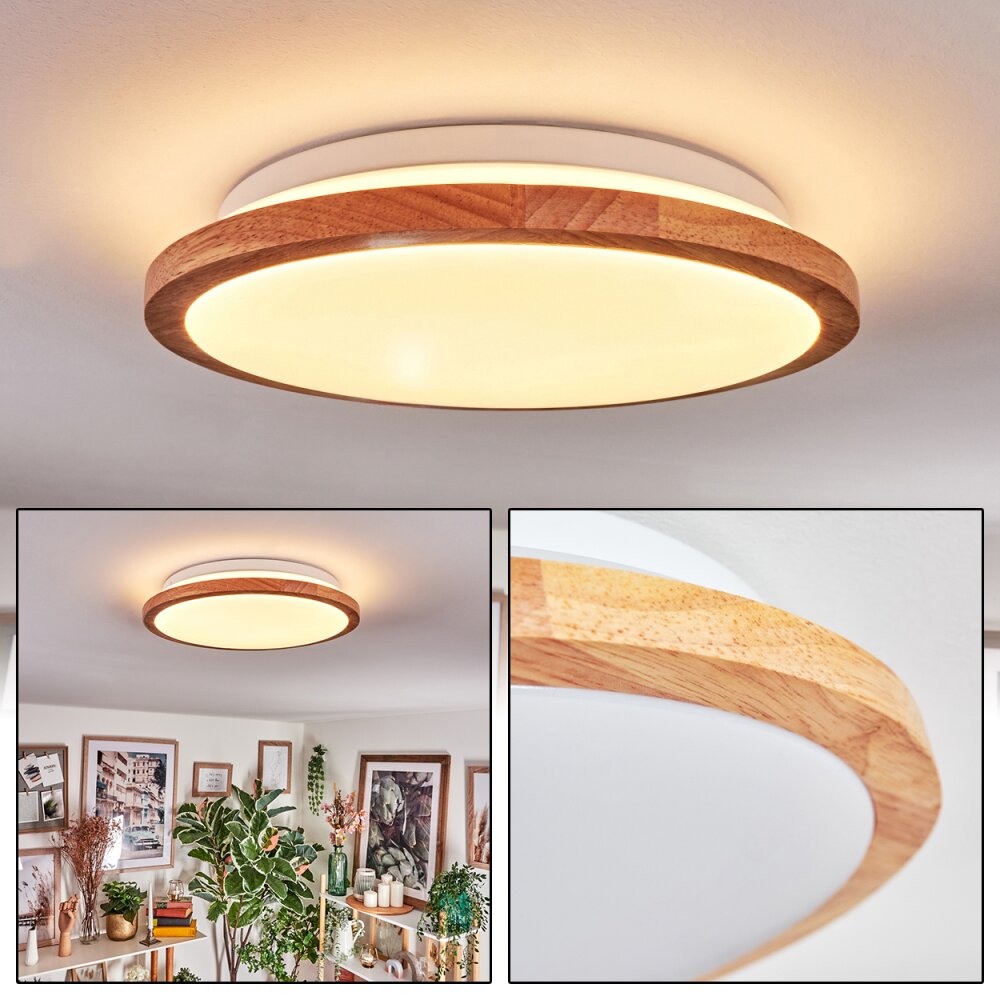 Nogueira Plafoniera, Panel LED Écru, Bianco, 1-Luce main product photo