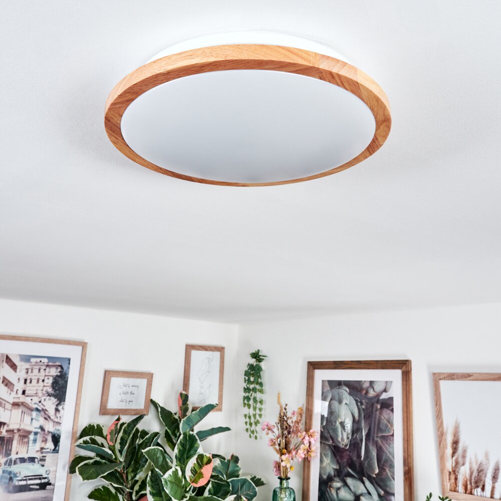 Nogueira Plafoniera, Panel LED Écru, Bianco, 1-Luce