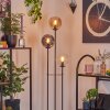 Gastor Lampada da terra 30 cm Nero, 3-Luci