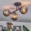 Chehalis Plafoniera, Lampada a sfera Grigio fumo, 3-Luci