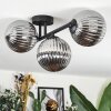 Chehalis Plafoniera, Lampada a sfera Grigio fumo, 3-Luci