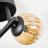 Chehalis Plafoniera, Lampada a sfera Ambrato, 3-Luci