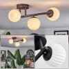 Chehalis Plafoniera, Lampada a sfera Bianco, 3-Luci