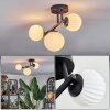 Chehalis Plafoniera, Lampada a sfera Bianco, 3-Luci
