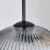 Koyoto Lampadario a sospensione, Lampada a sfera, Lampada a sospensione, Lampada a sospensione a cluster Nero, 3-Luci