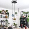 Koyoto Lampadario a sospensione, Lampada a sfera, Lampada a sospensione, Lampada a sospensione a cluster Nero, 3-Luci