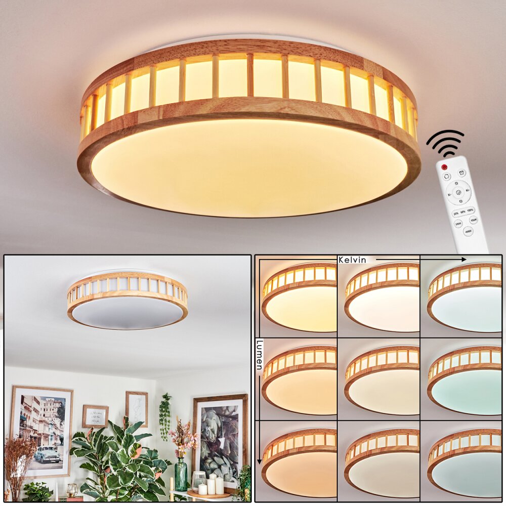 Amarelos Plafoniera, Panel LED Bianco, 1-Luce, Telecomando main product photo