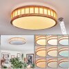Amarelos Plafoniera, Panel LED Bianco, 1-Luce, Telecomando