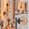 Chehalis Lampada a sfera, Applique Ambrato, 3-Luci