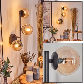 Chehalis Lampada a sfera, Applique Ambrato, 3-Luci Chehalis Lampada a sfera, Applique Ambrato, 3-Luci