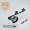 Chehalis Plafoniera, Lampada a sfera Ambrato, 3-Luci