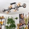 Gastor Plafoniera, Lampada a sfera Ambrato, Chiaro, Grigio fumo, 10-Luci