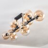 Gastor Plafoniera, Lampada a sfera Ambrato, Chiaro, 10-Luci