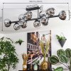 Gastor Plafoniera, Lampada a sfera Cromo, Chiaro, Grigio fumo, 10-Luci Gastor Plafoniera, Lampada a sfera Cromo, Chiaro, Grigio fumo, 10-Luci