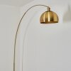 Baloca Lampada da terra, Lampade ad arco Oro, Nero, 1-Luce