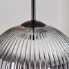 Koyoto Lampadario a sospensione, Lampada a sfera, Lampada a sospensione Ambrato, Chiaro, Grigio fumo, 3-Luci