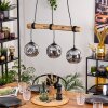 Ripoll Lampadario a sospensione, Lampada a sfera, Lampada a sospensione Écru, Nero, 3-Luci