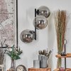 Chehalis Lampada a sfera, Applique Grigio fumo, 3-Luci