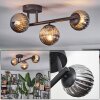 Chehalis Plafoniera, Lampada a sfera Grigio fumo, 3-Luci