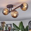 Chehalis Plafoniera, Lampada a sfera Grigio fumo, 3-Luci