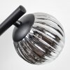 Chehalis Plafoniera, Lampada a sfera Grigio fumo, 3-Luci