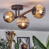 Chehalis Plafoniera, Lampada a sfera Grigio fumo, 3-Luci