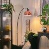 Baloca Lampada da terra, Lampade ad arco Nero, 1-Luce