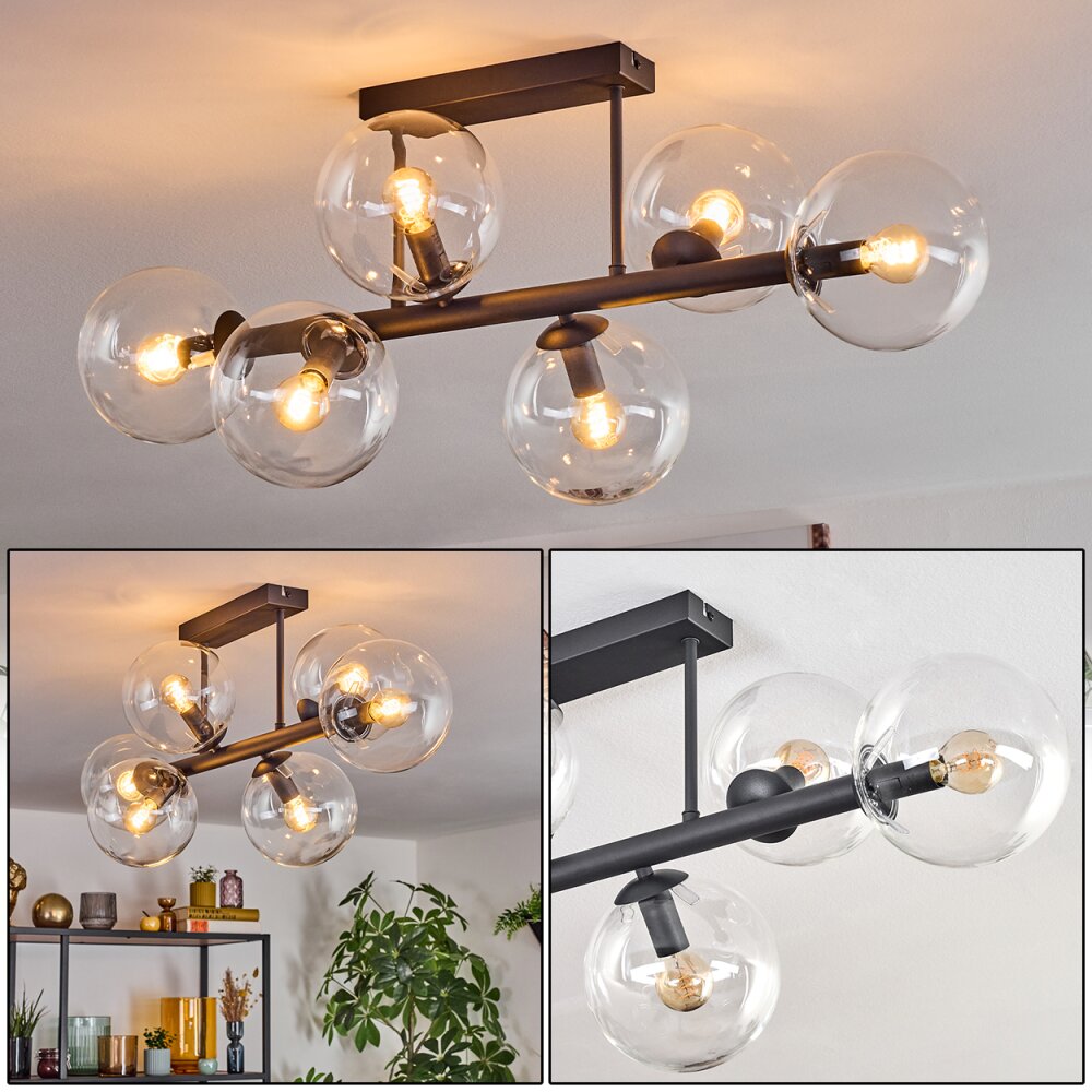 Gastor Plafoniera, Lampada a sfera Chiaro, 6-Luci main product photo