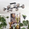 Gastor Plafoniera, Lampada a sfera Chiaro, Grigio fumo, 8-Luci